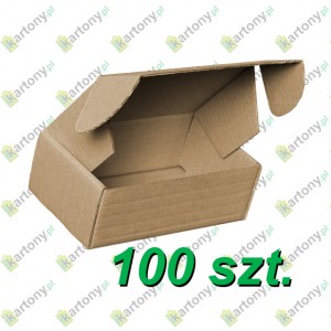 Pudełko z klapką 185x110x65 - 100szt.