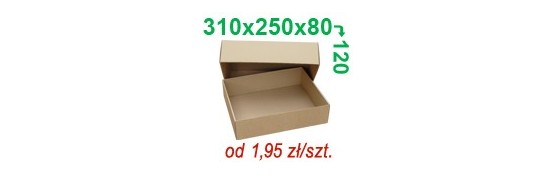 Pudełka 310x250x80-120