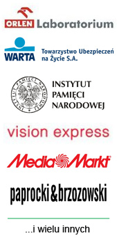 Logotypy znanych firm, które są naszymi klientami  